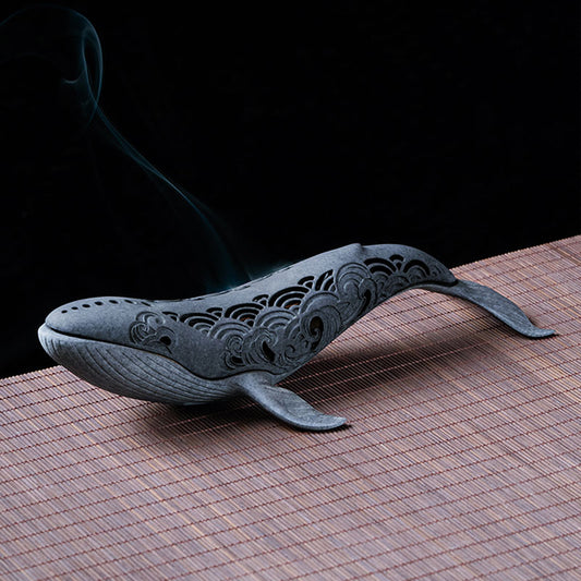 Ancient Whale Incense Holder - Serene Burner Art